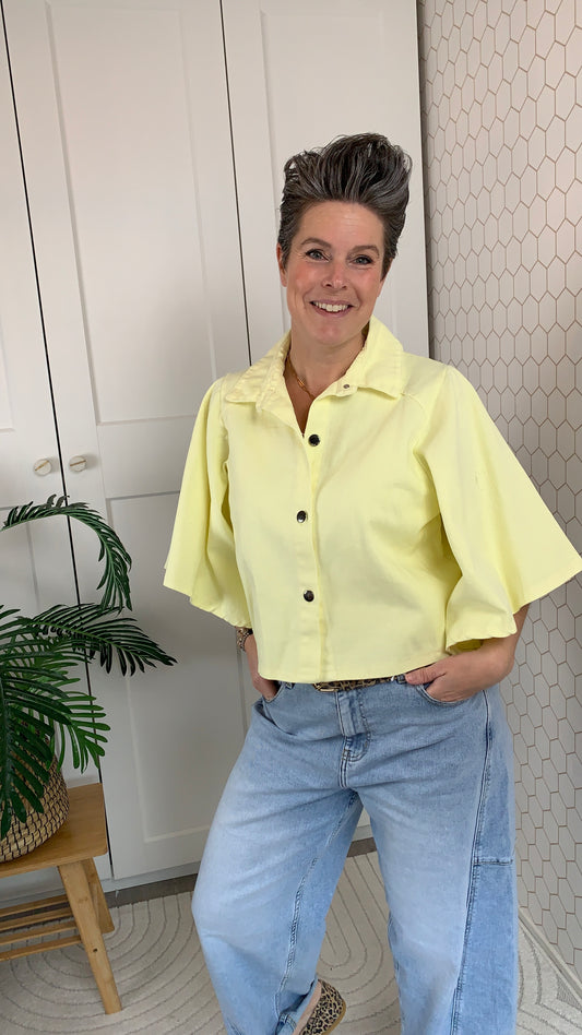 Spijker blouse Milou Ambika