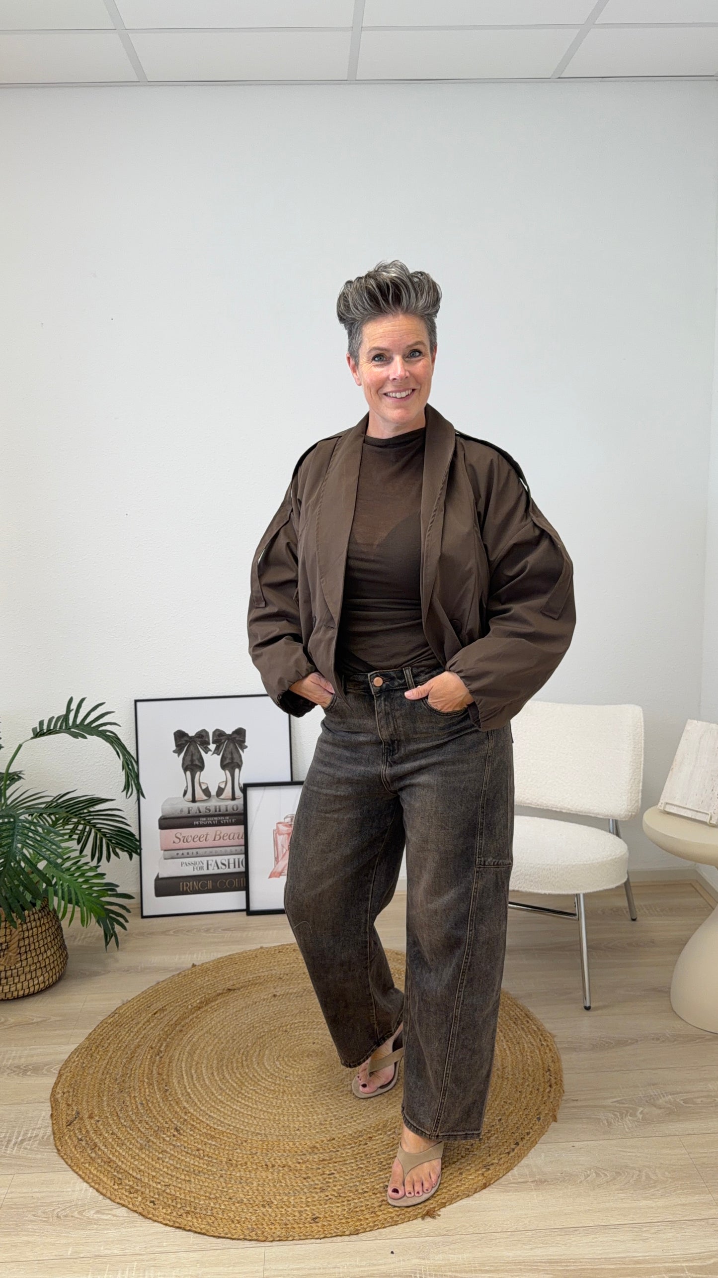 Cropped Utility Jacket Yara