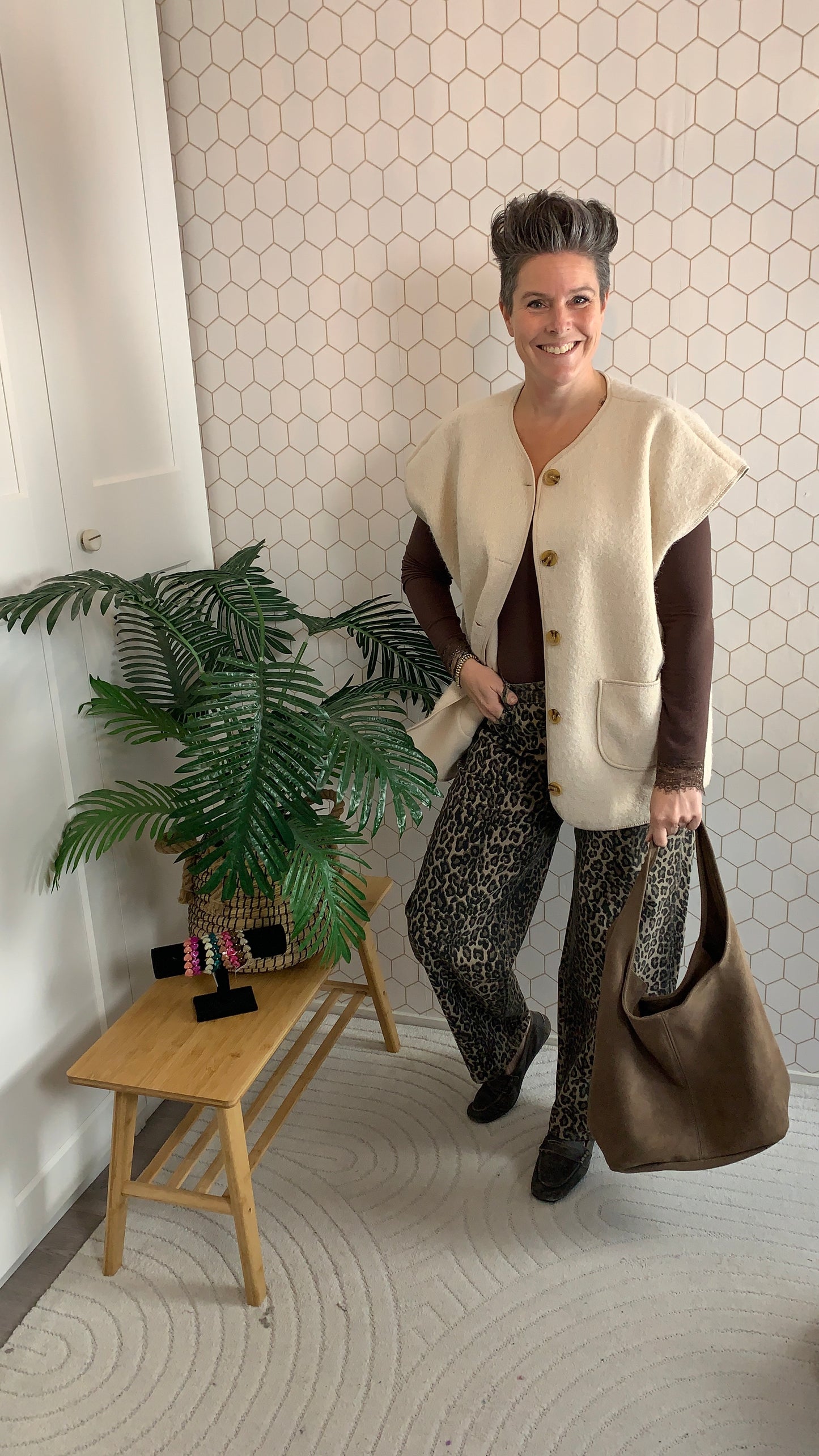 Gilet oversized joep Azzurro