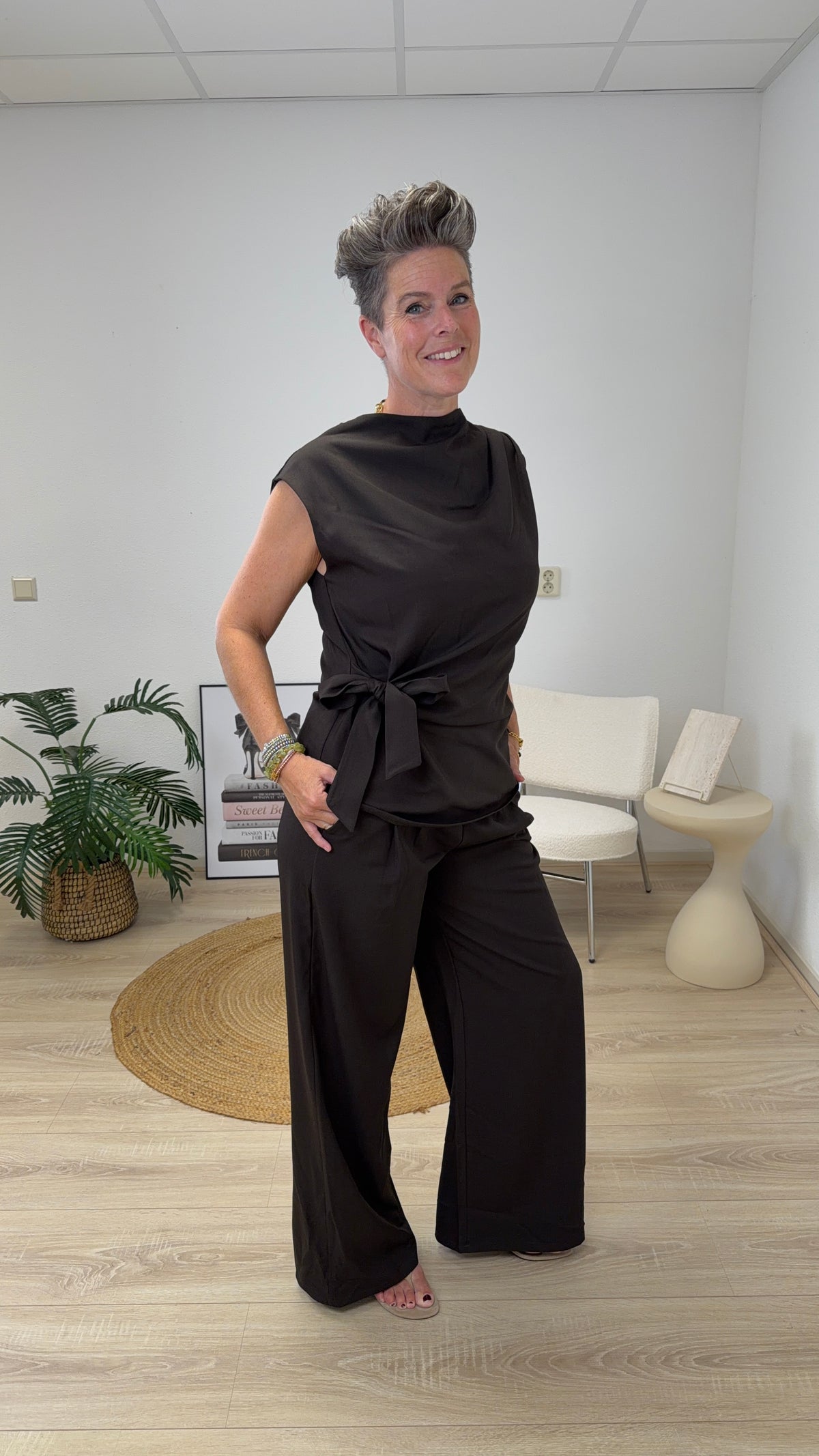 Pantalon Silke Azzurro