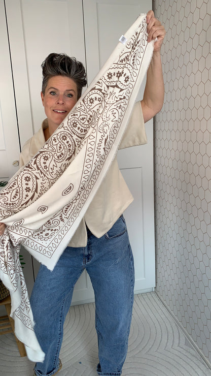 Sjaal Paisley groot