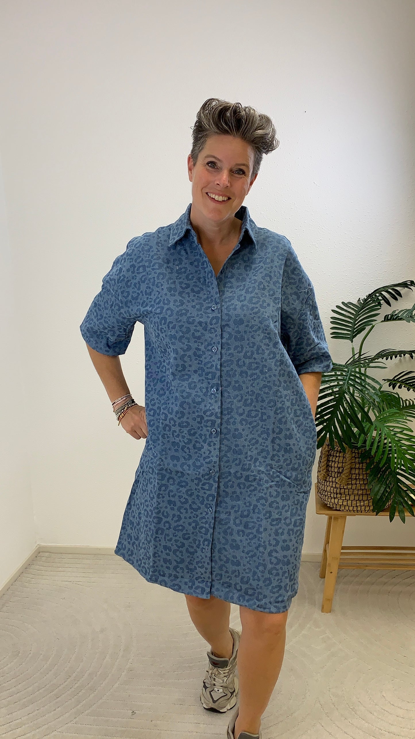 Jurk Tess Azzurro
