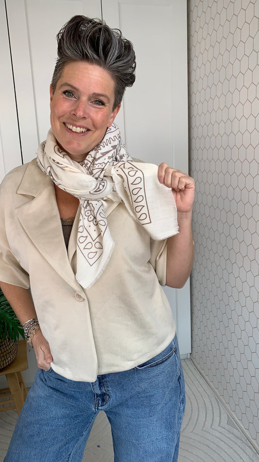 Sjaal Paisley groot