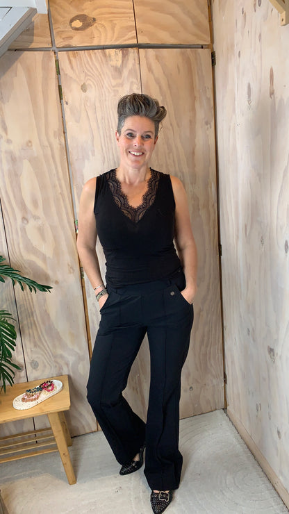 Top Amy mouwloze