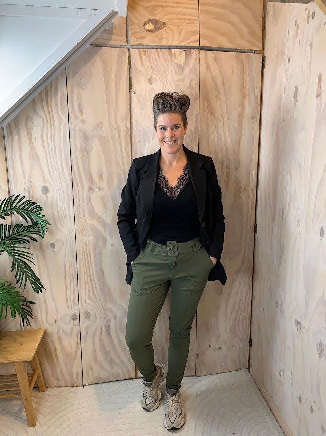 Broek Travel met riem 22 Maat XL