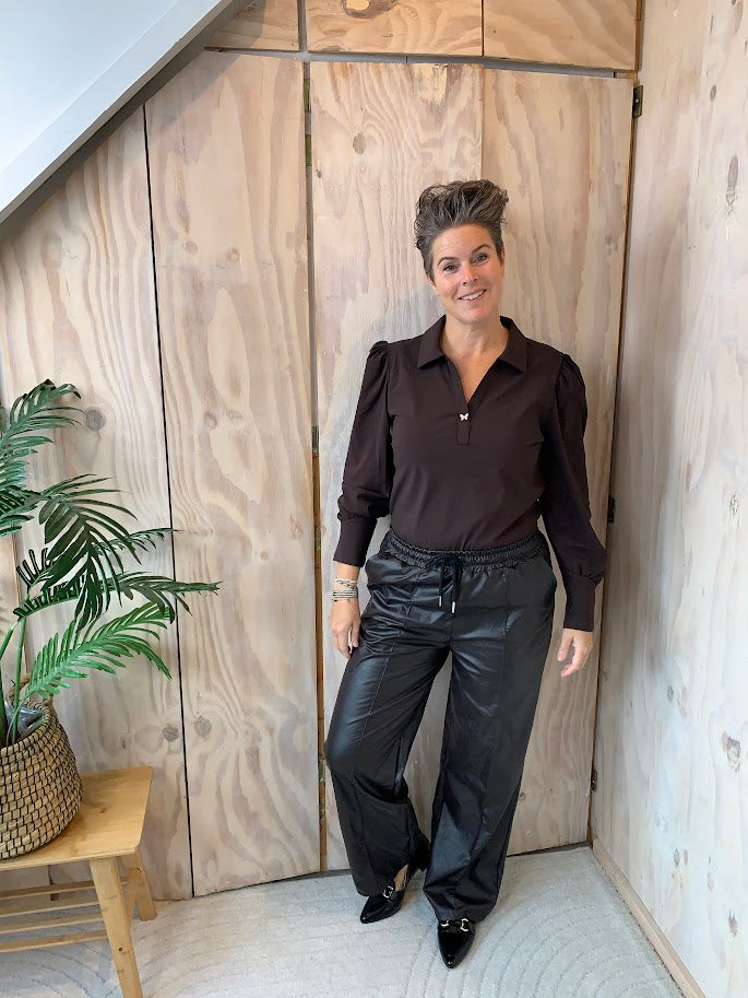 Letherlook broek Fien